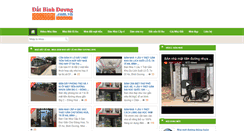 Desktop Screenshot of datbinhduong.com.vn
